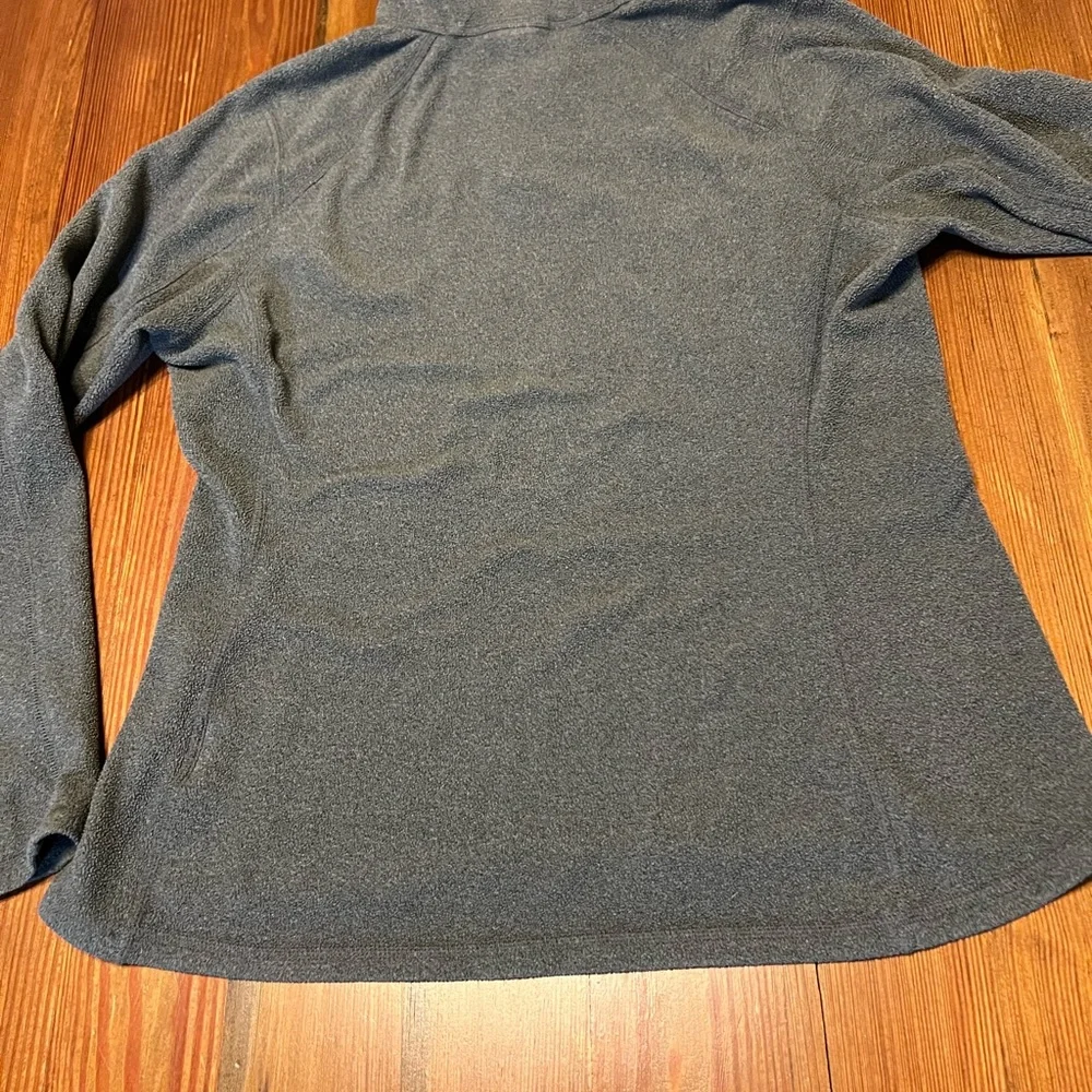 The North‎ Face Mens TKA 100 Quarter Zip Fleece Pullover Gray Heather Jacket M